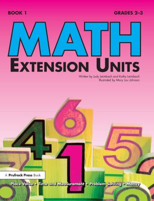 Math extension units. Book 1. Grades 2-3 cover image