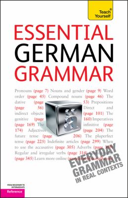 Teach yourself essential German grammar cover image