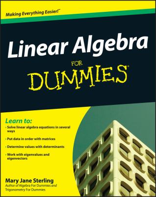 Linear algebra for dummies cover image