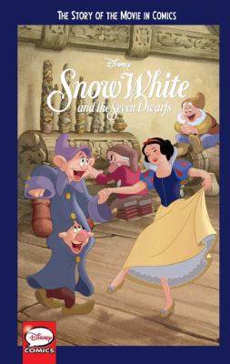 Snow White and the seven dwarfs : the story of the movie in comics cover image