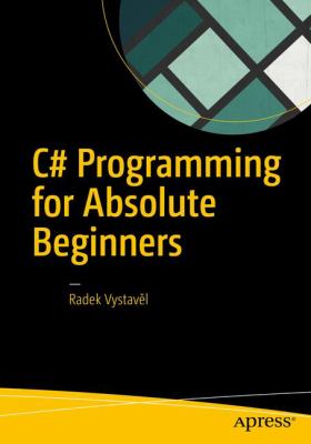 C♯ programming for absolute beginners cover image