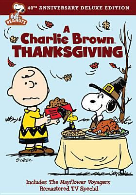 A Charlie Brown Thanksgiving includes The Mayflower voyagers, remastered TV special cover image