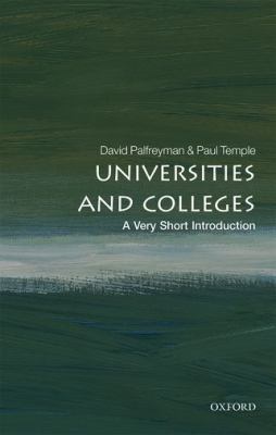 Universities and colleges : a very short introduction cover image