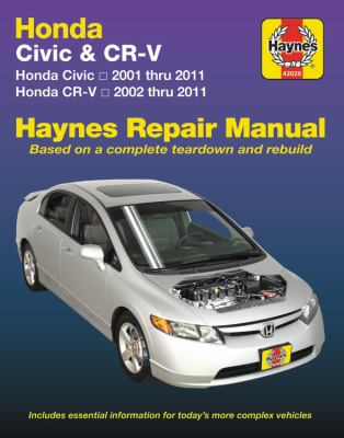 Honda Civic & CR-V automotive repair manual cover image