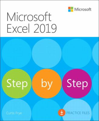 Microsoft Excel 2019 : step by step cover image