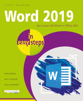 Word 2019 : in easy steps cover image