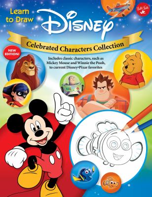 Learn to draw Disney celebrated characters collection cover image