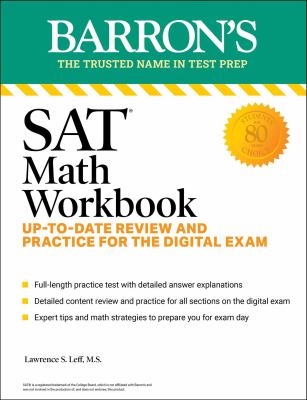 Barron's SAT math workbook cover image