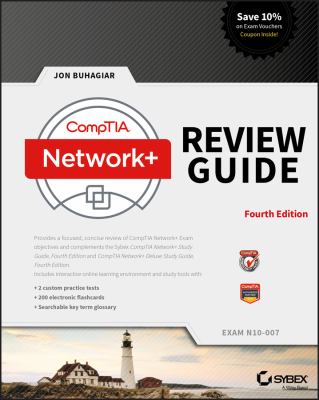 CompTIA Network+ review guide, exam N10-007 cover image