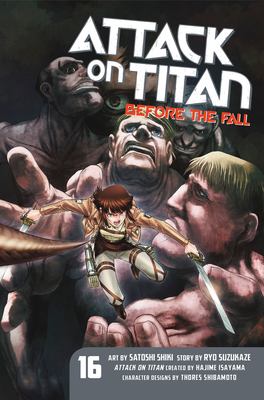 Attack on Titan. Before the fall. 16 cover image