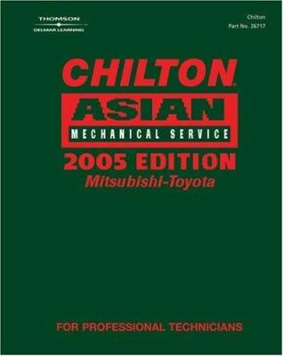 Chilton Asian mechanical service. Mitsubishi-Toyota cover image