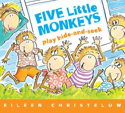Five little monkeys play hide-and-seek cover image