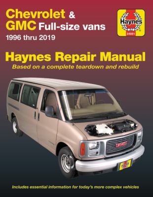 Chevrolet Express and GMC Savana full-size vans automotive repair manual cover image