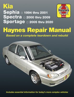 Kia Sephia, Spectra, & Sportage automotive repair manual cover image