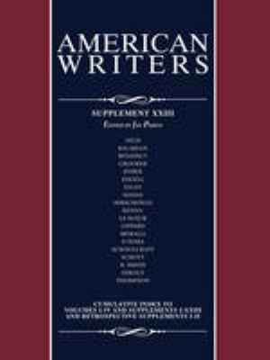 American writers. Supplement XXIV cover image