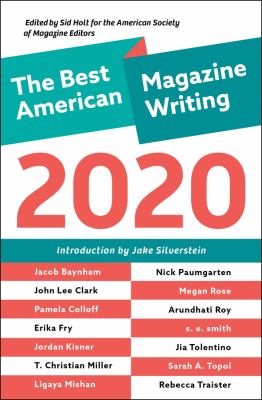 The best American magazine writing 2020 cover image