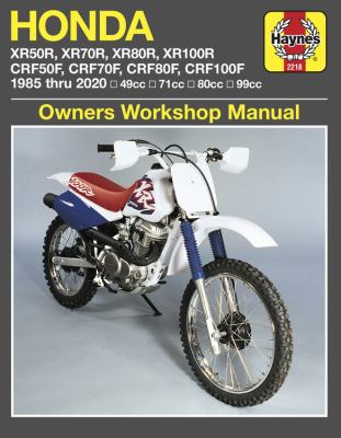 Honda XR50/70/80/100R, CRF50/70/80/100F owners workshop manual cover image