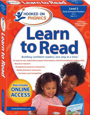 Hooked on phonics : learn to read. Level 2, Early emergent readers, pre-K, ages 3-4 cover image