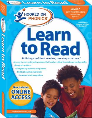 Hooked on phonics : learn to read. Level 7, Early fluent readers, Second grade, ages 7-8 cover image