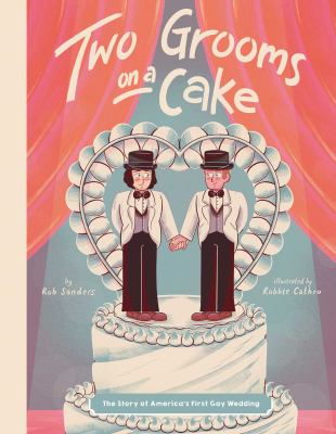 Two grooms on a cake cover image