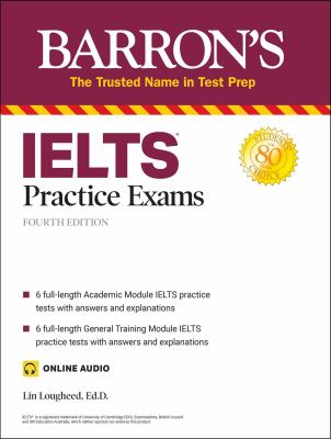 Barron's IELTS practice exams cover image