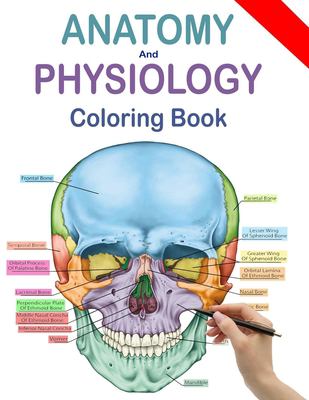 Anatomy and physiology coloring book cover image