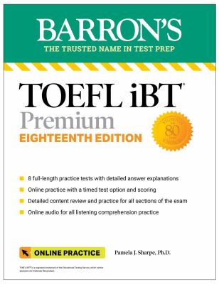Barron's TOEFL iBT premium cover image