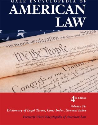 Gale encyclopedia of American law cover image