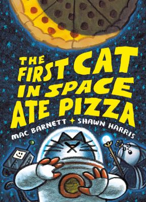 The first cat in space ate pizza. 1 cover image