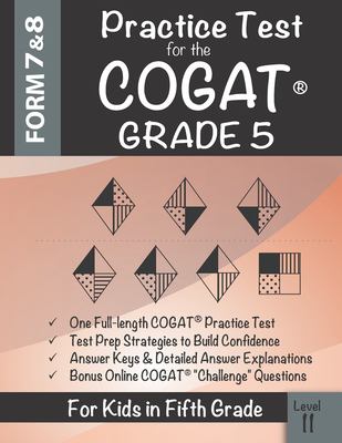 Practice test for the CogAT. Grade 5 : level 11 cover image