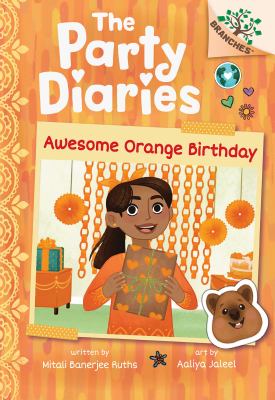 Awesome orange birthday cover image