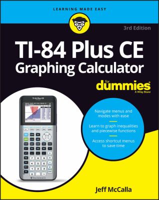 TI-84 Plus CE graphing calculator cover image