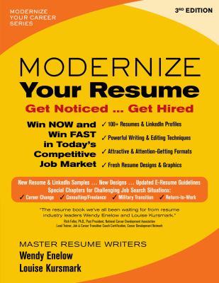 Modernize your resume : get noticed ... get hired cover image