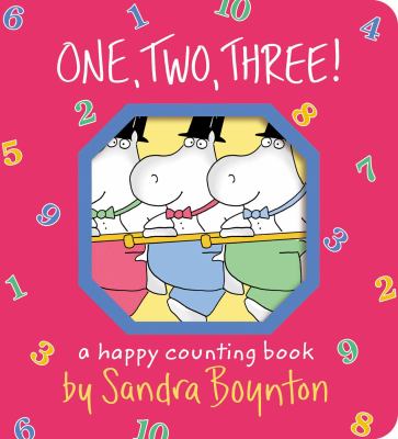 One, two, three! : a happy counting book cover image