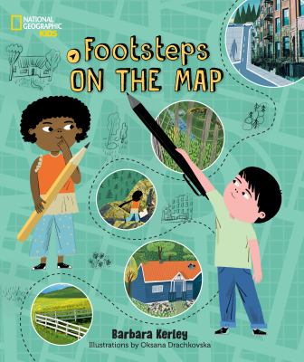 Footsteps on the map cover image