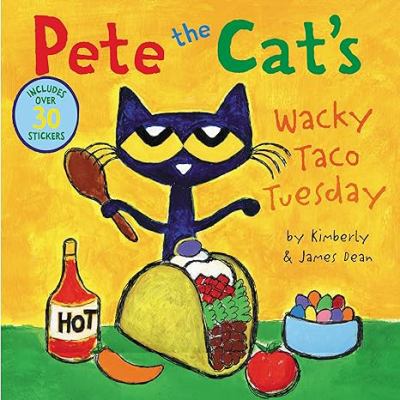 Pete the Cat's wacky taco Tuesday cover image