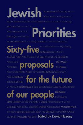 Jewish priorities : sixty-five proposals for the future of our people cover image