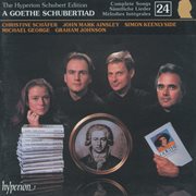 Schubert : Hyperion Song Edition 24 – A Goethe Schubertiad cover image