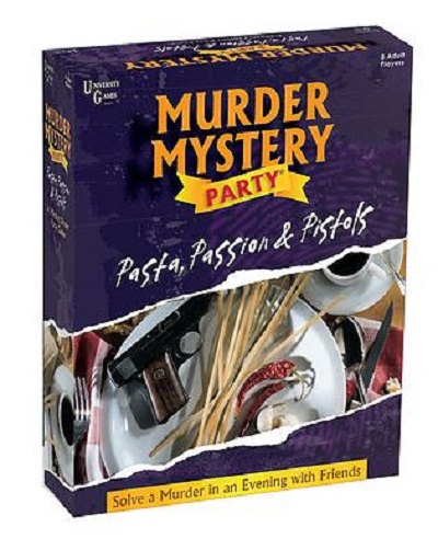 Murder mystery party: Pasta, passion & pistols cover image