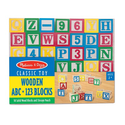 Wooden ABC/123 blocks cover image
