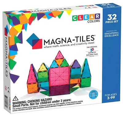 Magna-tiles where math, science, and creativity meet : 3D magnetic building tiles cover image