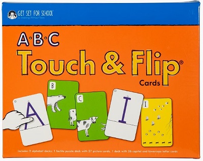 A-B-C touch & flip cards cover image