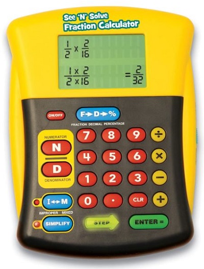See 'n' solve fraction calculator cover image
