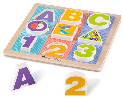 First play chunky puzzle ABC-123 cover image