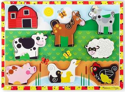 Chunky puzzle. Farm animals cover image