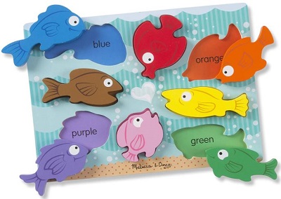 Colorful fish chunky puzzle cover image