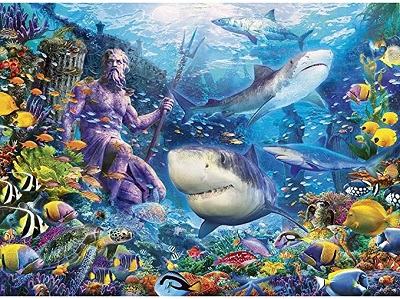 King of the sea jigsaw puzzle cover image