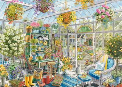 Greenhouse heaven jigsaw puzzle cover image