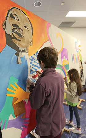 Martin Luther king Jr. Day Mural Exhibit