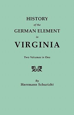 History of the German element in Virginia cover image
